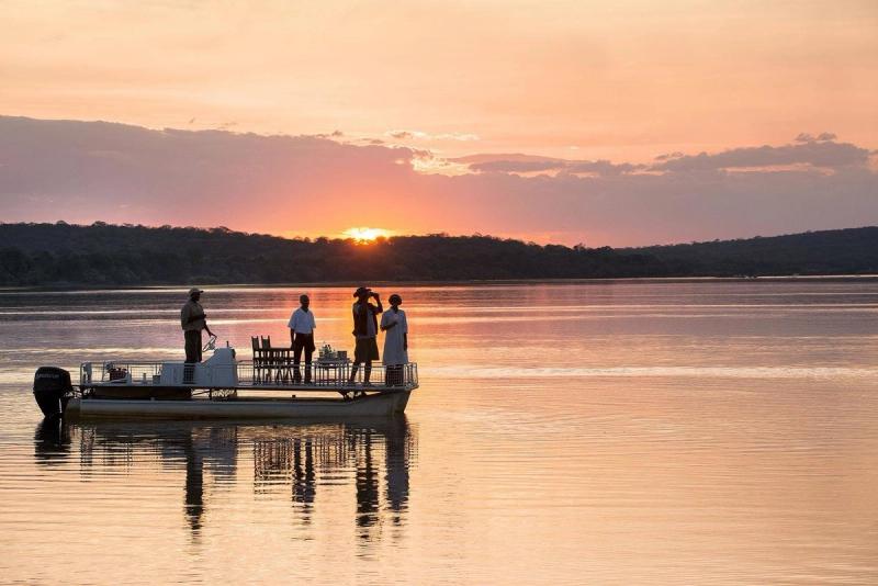 Una excelente manera de relajarse y disfrutar de la espectacular belleza de Zambezi