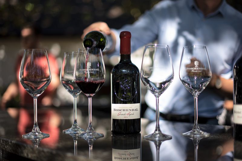 Boschendal wine tasting