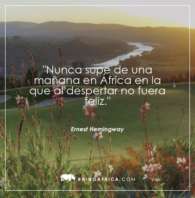 Frase sobre África de Ernest Hemingway