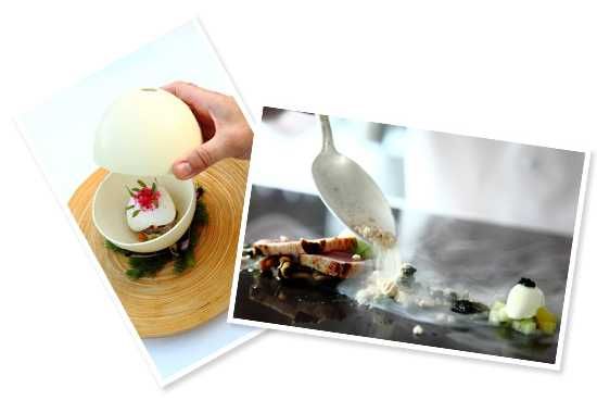 Delectable dishes from the Greenhouse at Cellars Hohenort