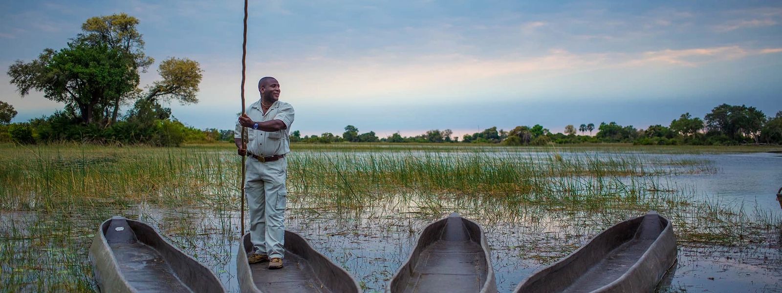 Mokoro-Safari in Botswana