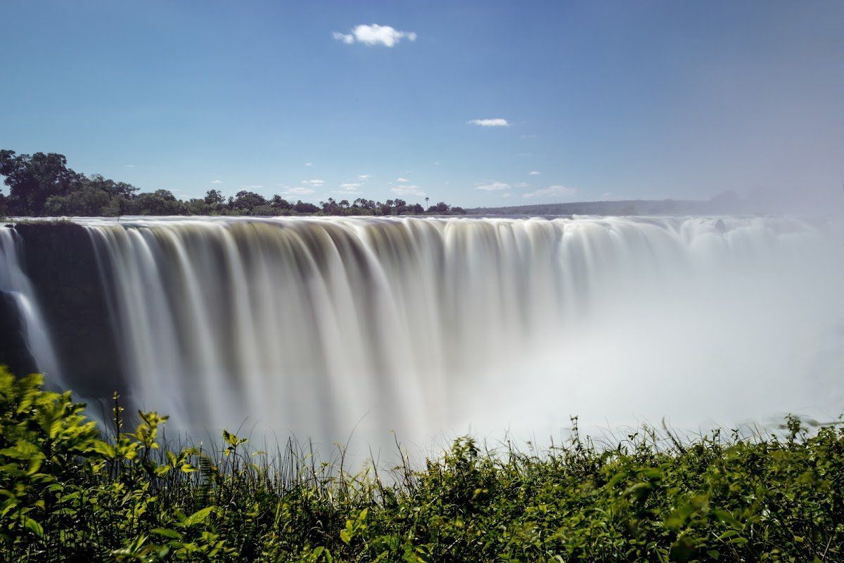 Cuando nadar en las cataratas Victoria es posible