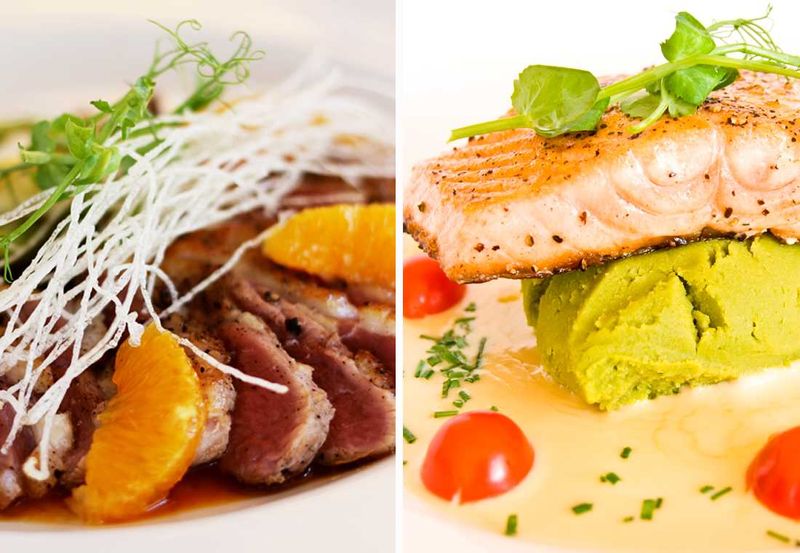 Duck Breast / Norwegian Salmon