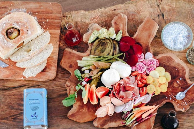 Bakery restaurant chic italien chez Babylonstoren.