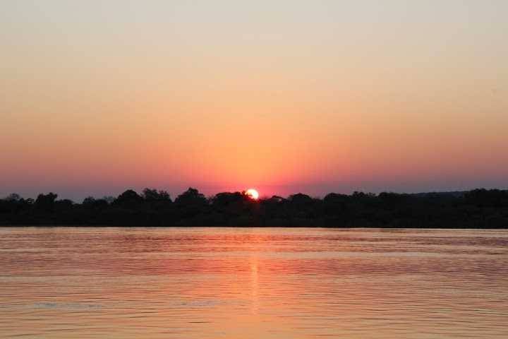 Sunset over the Zambezi