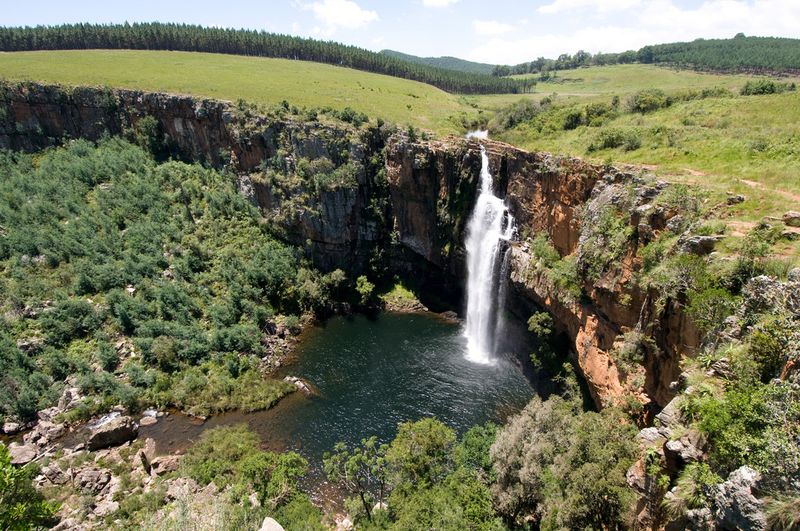 Berlin Falls along Panorama Route in Mpumalanga, South Africa 