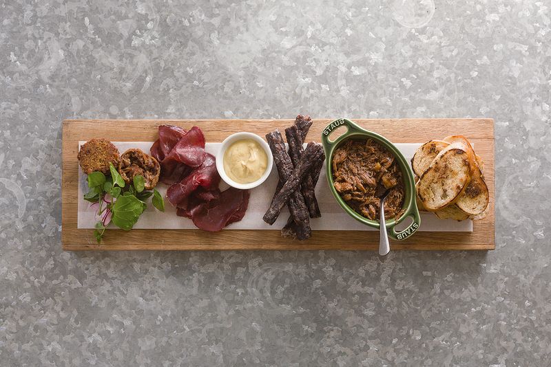 An example of the meals at Eight Restaurant, Spier
