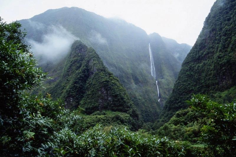 The dramatic Reunion landscapes