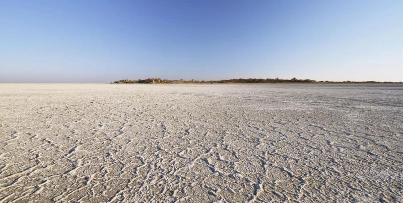 As salinas Makgadikgadi
