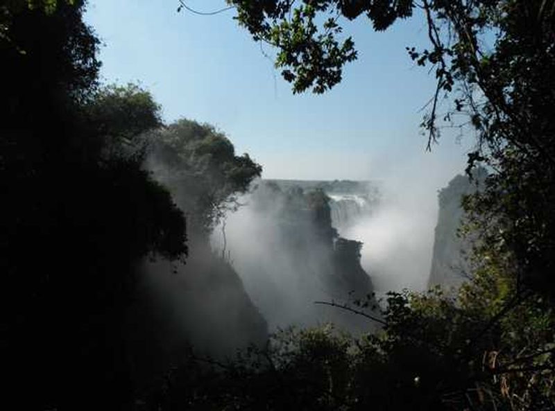 It's tough to take in the immensity of the Victoria Falls