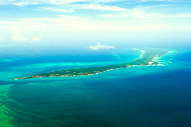 Vamizi Island aus der Vogelperspektive
