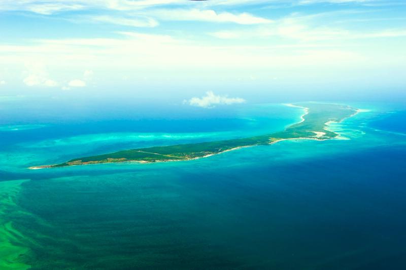 Vamizi Island aus der Vogelperspektive