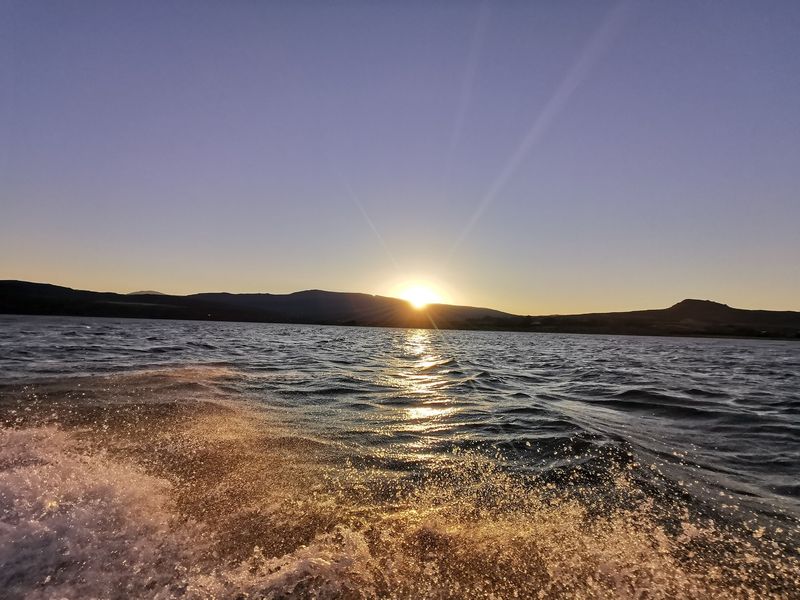 Sunset over the Clanwilliam Dam