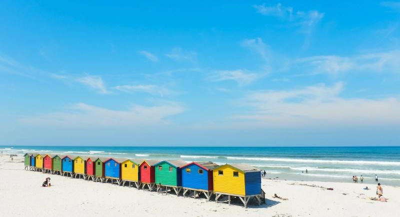 La plage de Muizenberg - les plus belles plages du Cap