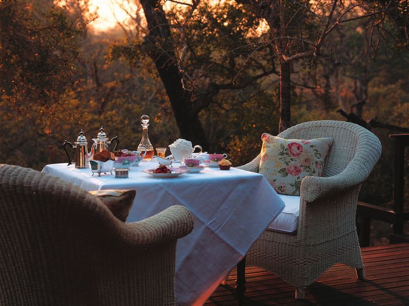 Tea for royalty at Royal Malewane