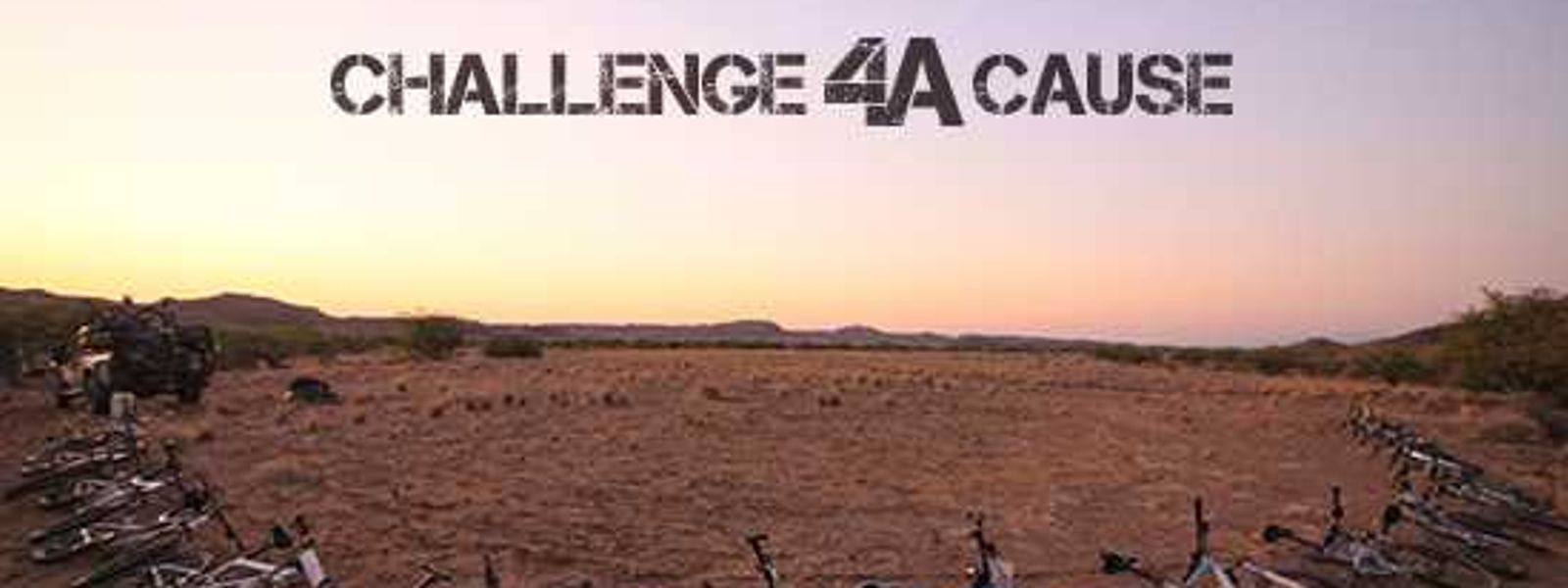 Challenge4ACause: Pedal pushing through Damaraland