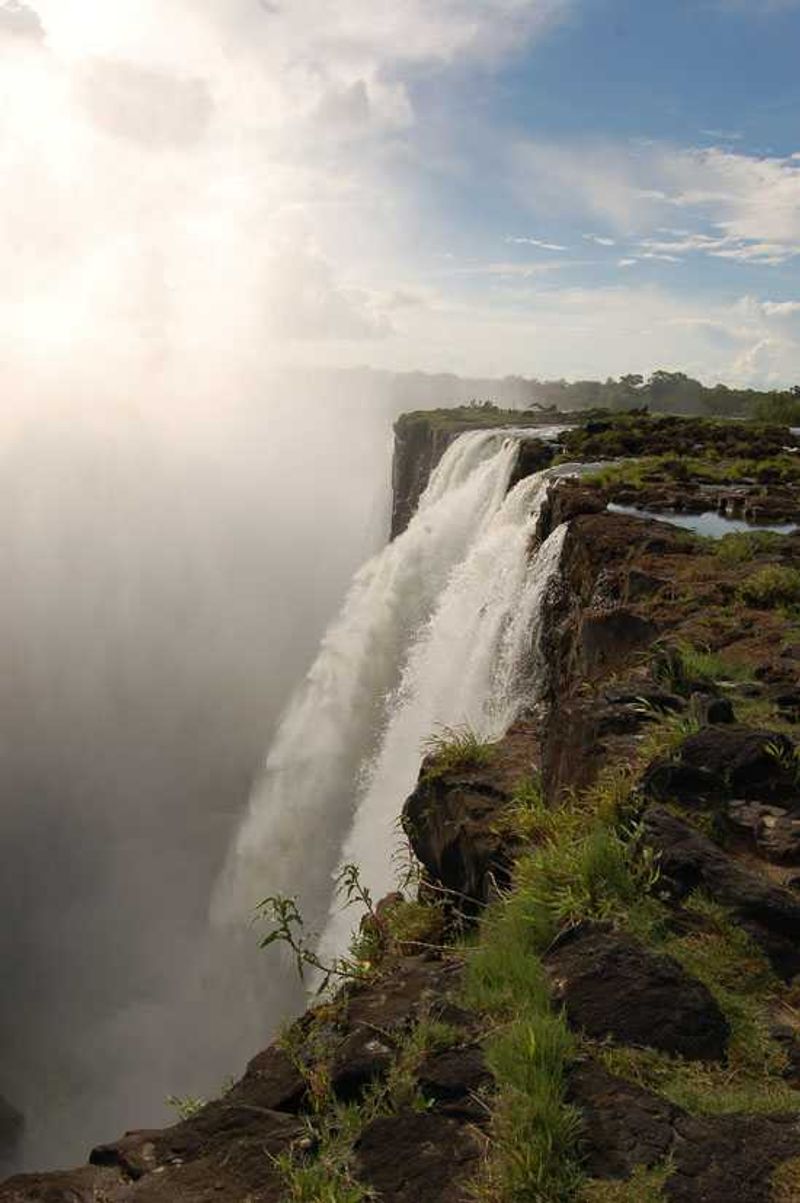 The Vic Falls are the highest in the world