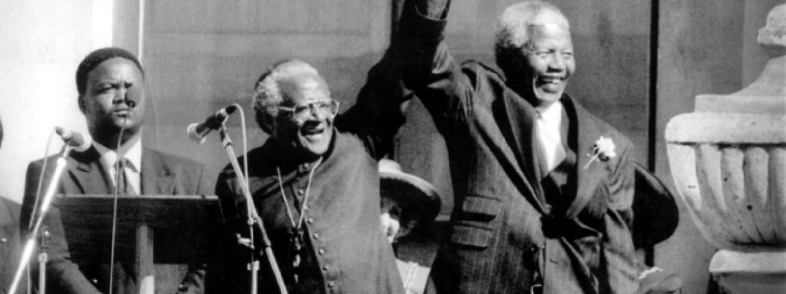 Human Rights Day : Portraits de Nelson Mandela et Desmond Tutu