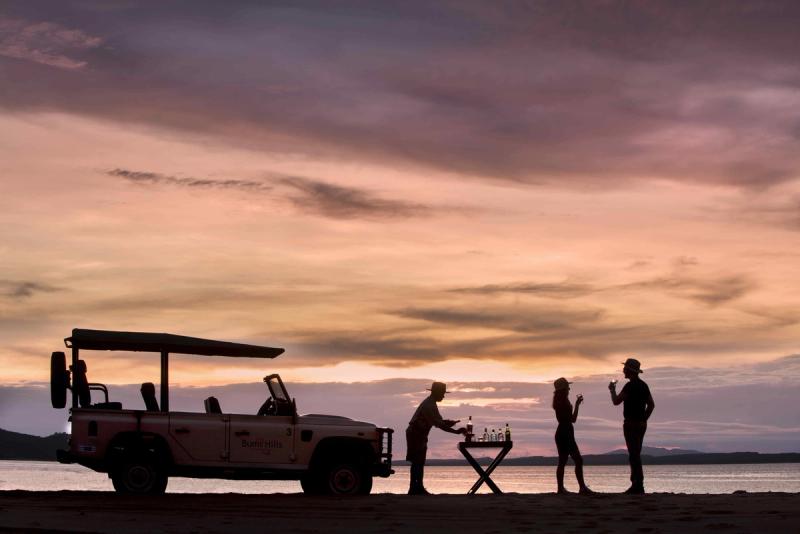 Sunset drinks at Lake Kariba