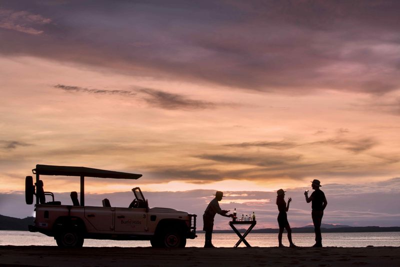 Sunset drinks at Lake Kariba