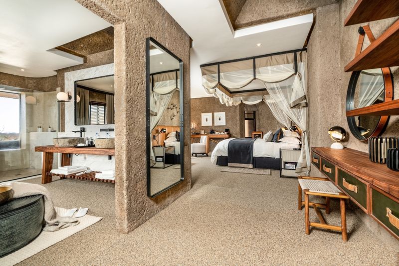 Intérieurs spectaculaires des suites de luxe