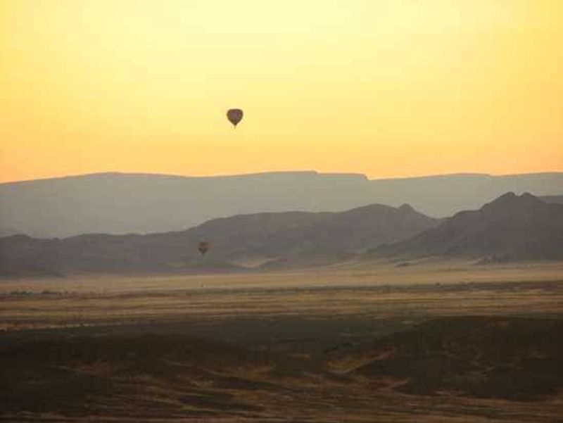Balloon over Namibia
