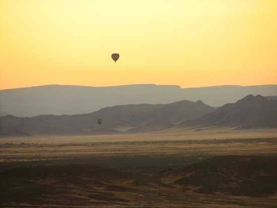 Balloon over Namibia