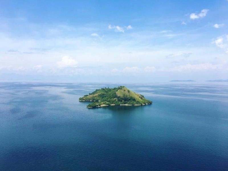 île paraidsiaque du lac kivu au Rwanda