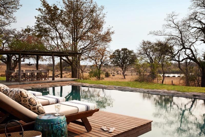 Piscina en Singita Castleton Camp