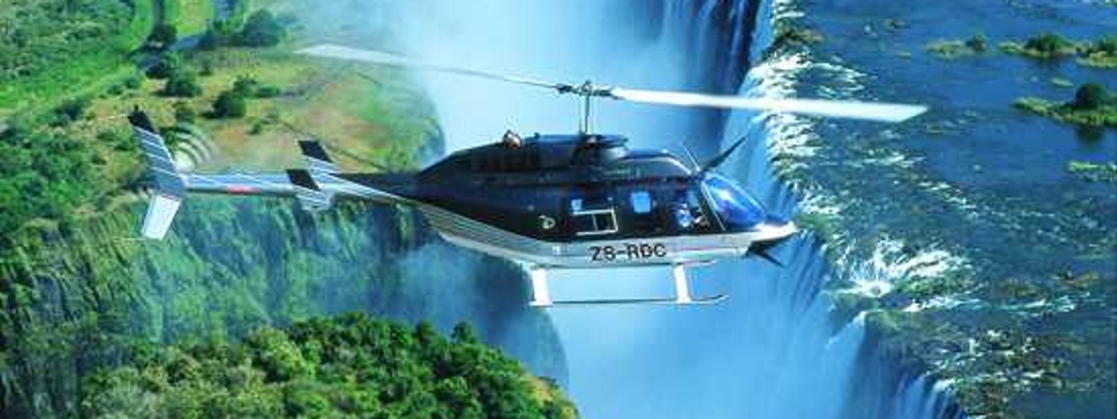 Up In The Air - Helicopter Over Africa