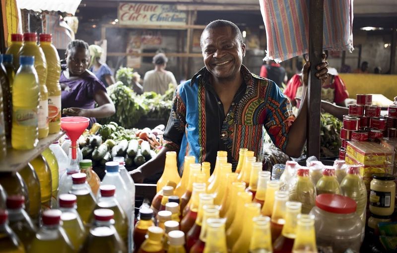 Voyage au Congo-Brazzaville | Le marché Total à Brazzaville