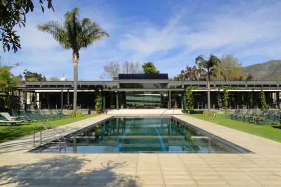 Take a dip in the swimming pool