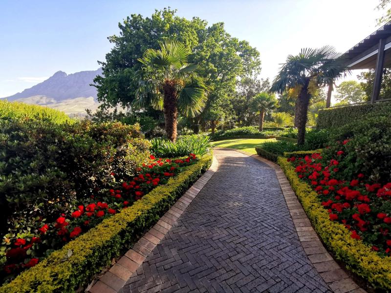 Gardens at Delaire Graff Estate in the Stellenbosch Winelands