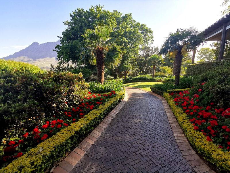 Gardens at Delaire Graff Estate in the Stellenbosch Winelands