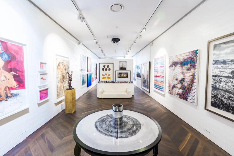 La galerie d’art contemporain est l’une des activités à Ellerman House