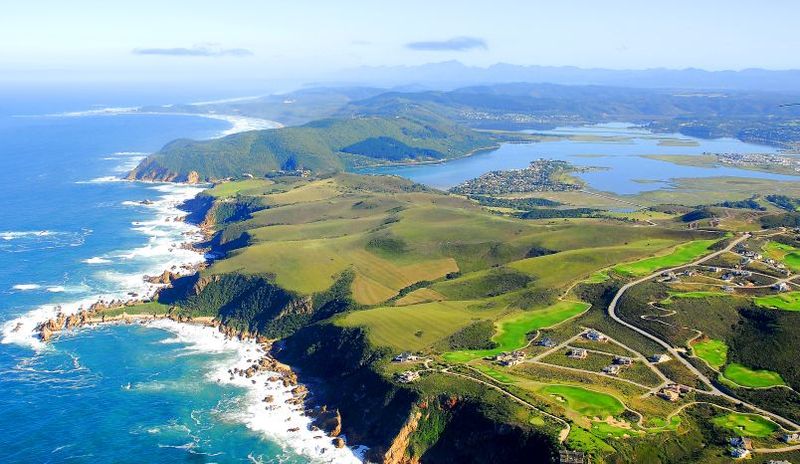 Knysna aus der Vogelperspektive