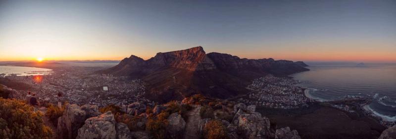 Sunrise over Cape Town