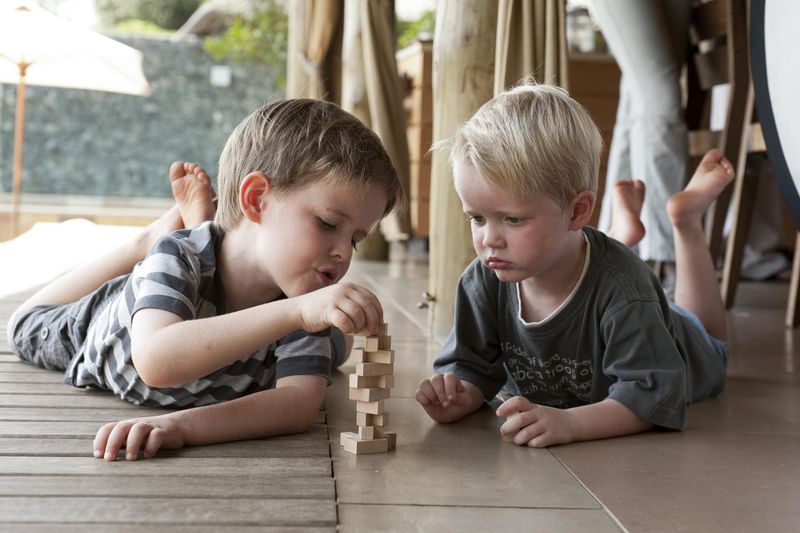 Kids on safari