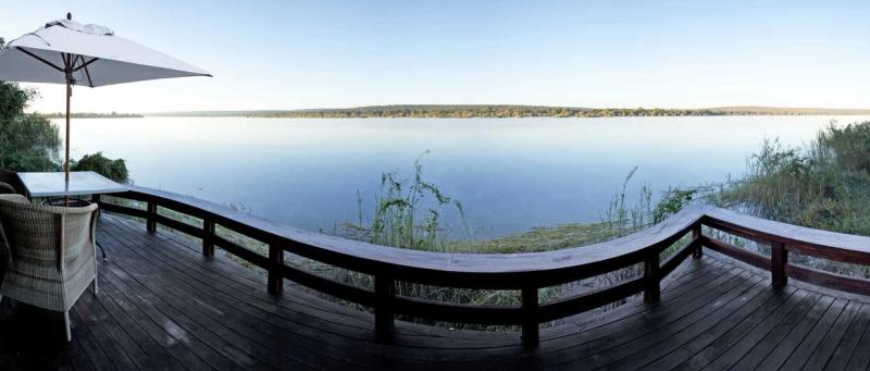 Panoramic view of the Zambezi