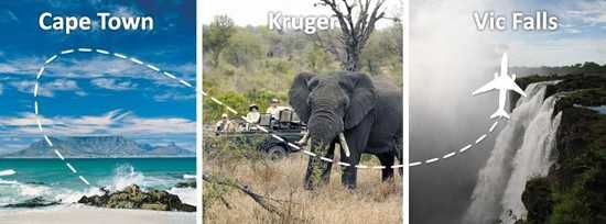 Cape Town - Kruger - Vic Falls Tour