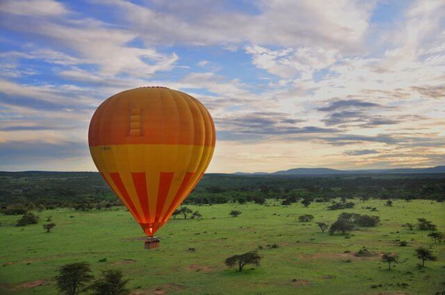 Exploring its glorious landscapes via hot air balloon is one of the must-do activities in Zambia