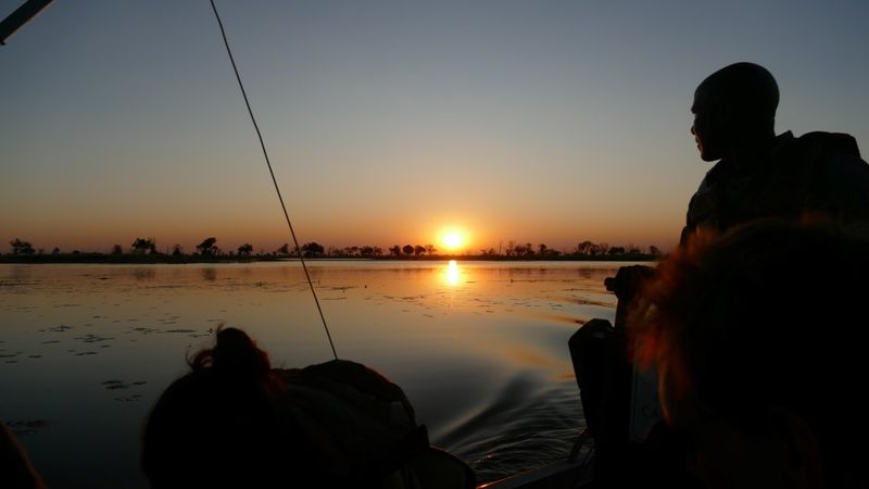 Sunset boat ride