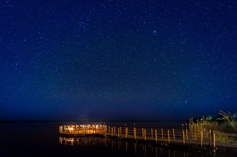 Atemberaubender Sternenhimmel über Afrika