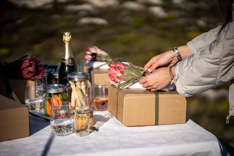 Picnic on the mountain 