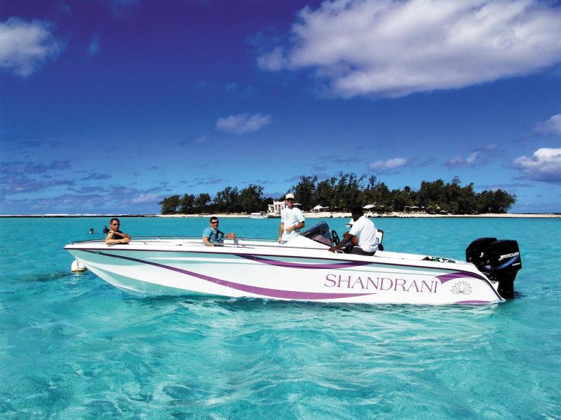 Eine Bootstour in Mauritius