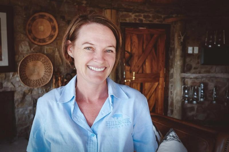 Chantelle Cook at HillsNek Safari Camp