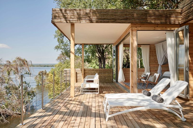 Casa del árbol de lujo en una isla privada