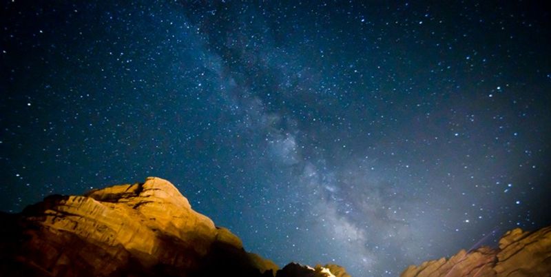 Gazing up into the stars at Kagga Kamma in the Cederberg
