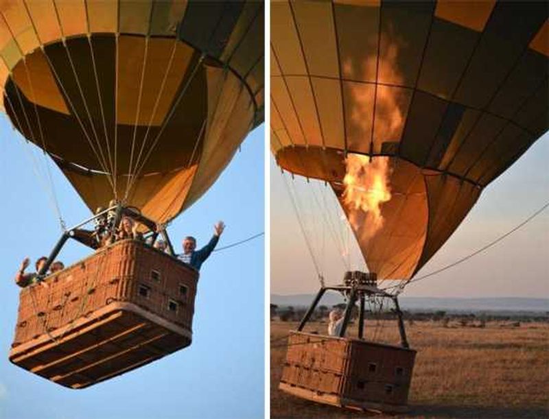 Hot air ballooning with Singita in the Grumeti