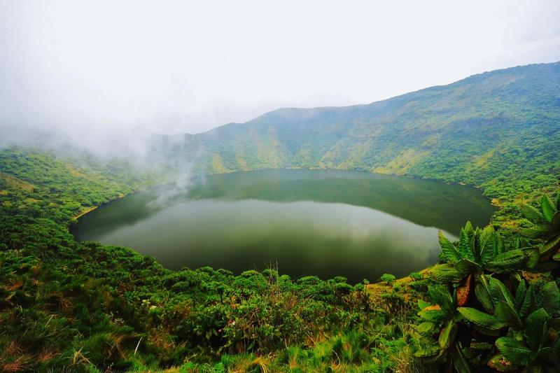Mount Bisoke is a dormant volcano within Volcanoes National Park, one of the most beautiful places in Africa